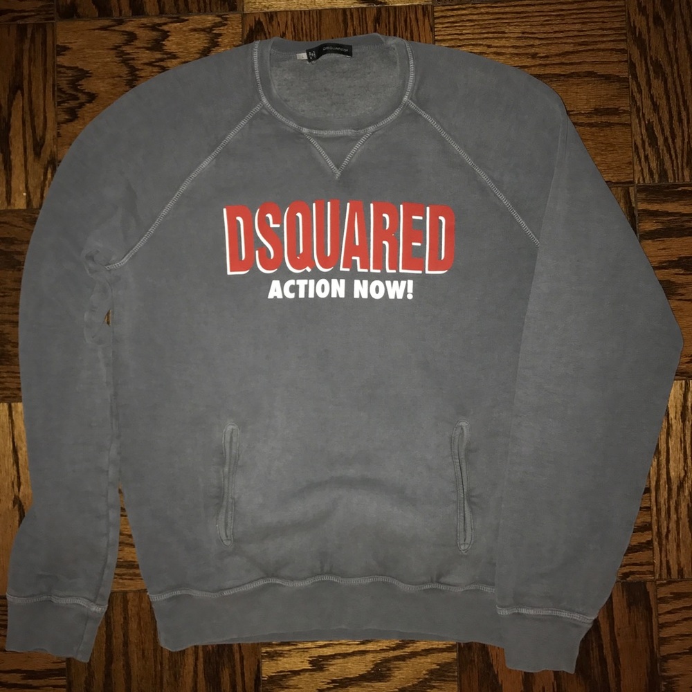 Dsquared front pocket crewneck Sz. L